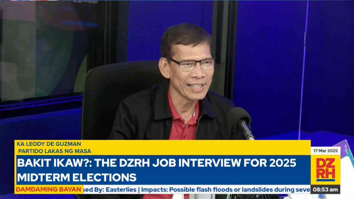 #BakitIkaw: Leody de Guzman calls on Filipinos to vote for candidates representing key sectors of society