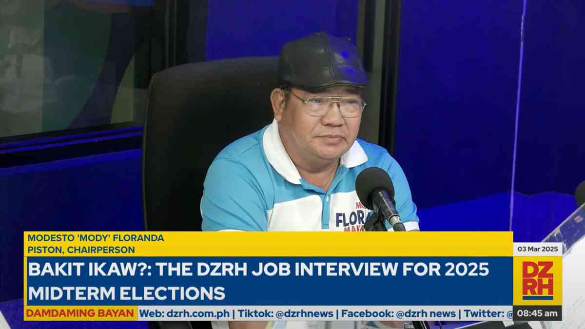 #BakitIkaw: Mody Floranda advocates for the creation of laws to improve public transportation in PH