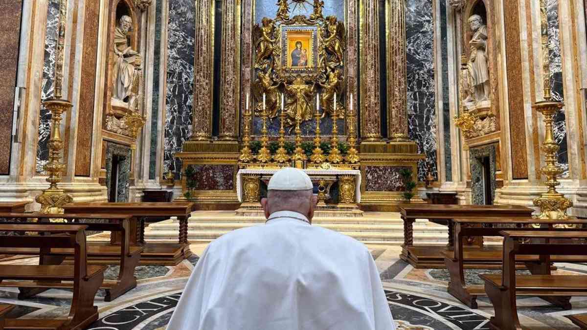 "This is my place": At Mary, Pope Francis found his home