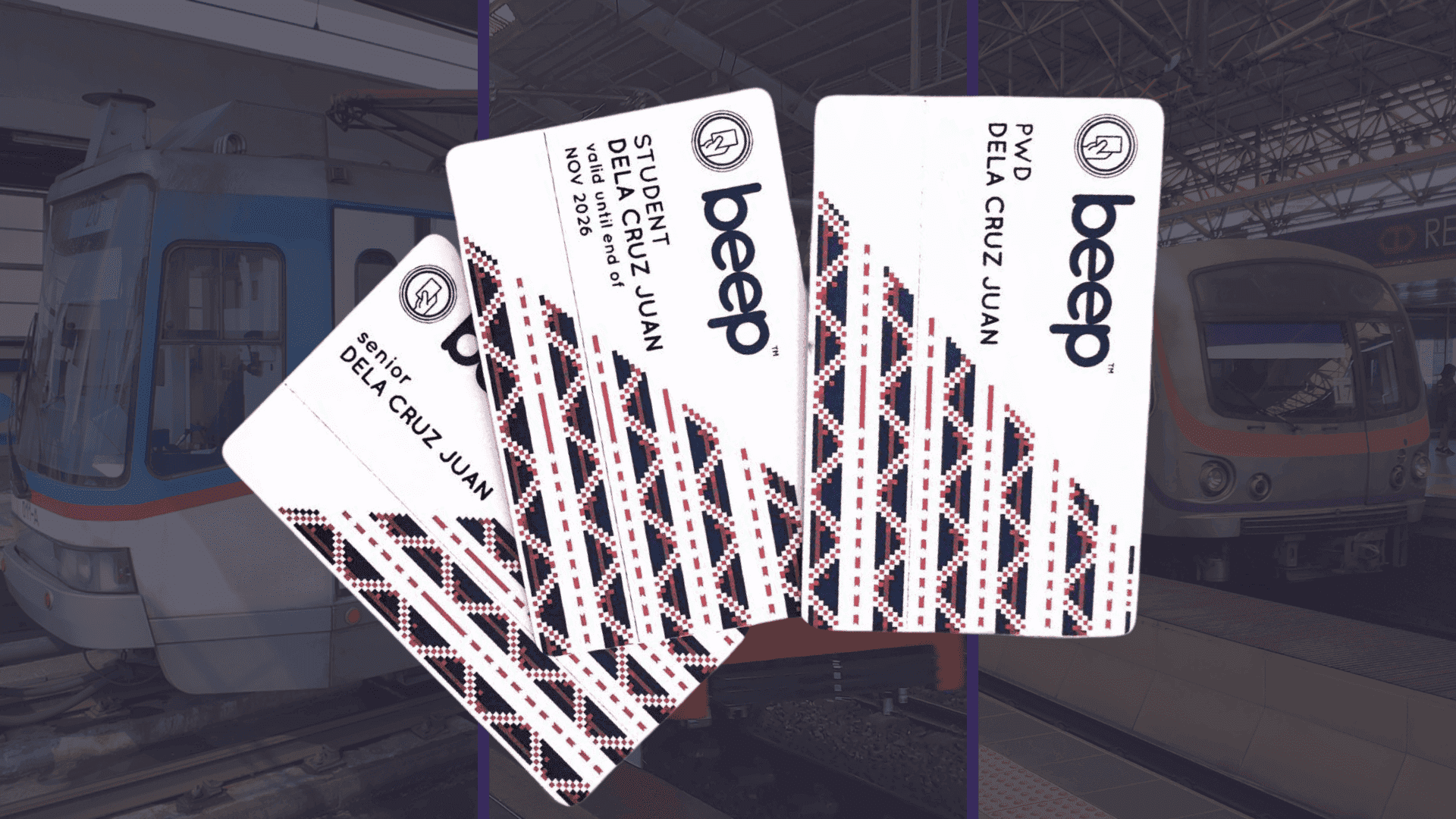 Beep cards with automatic 50% discount available in September — DOTr