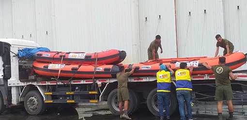 Bicol Region receives new rubber boats