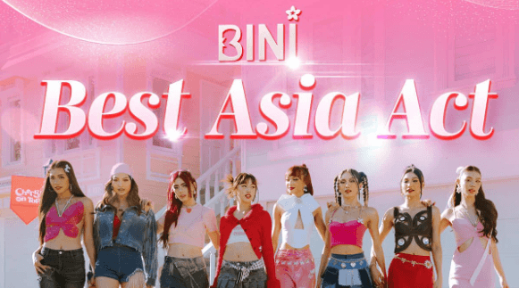 BINI wins MTV's Best Asia Act