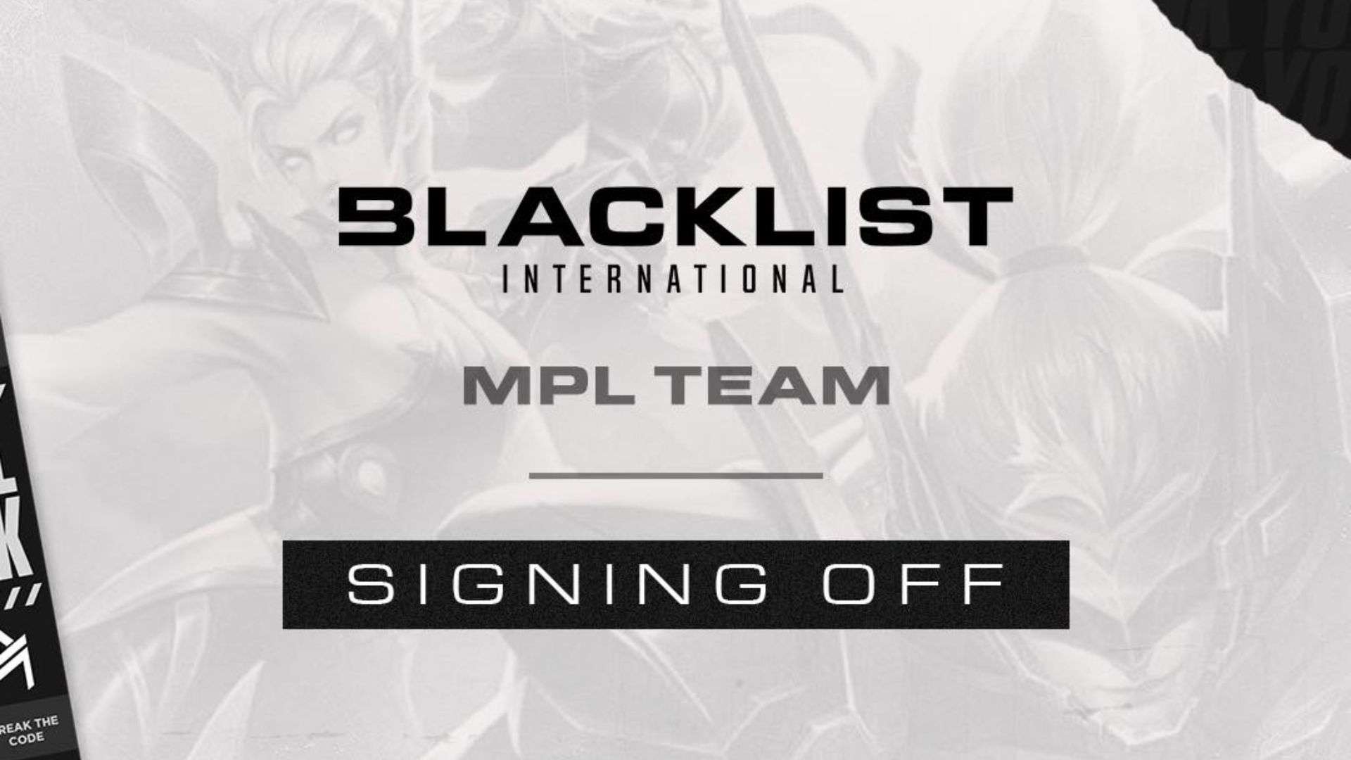 Blacklist International exits MLBB scene, sells MPL PH slot
