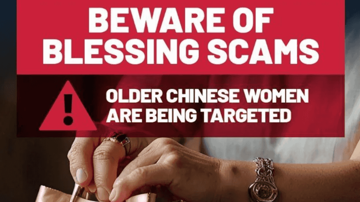 'Blessing scams' targeting older women