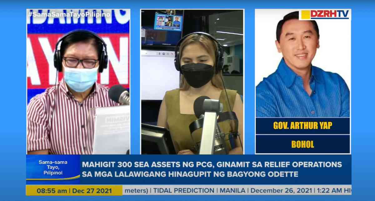 Bohol guv asks for cash aid, construction materials as donations