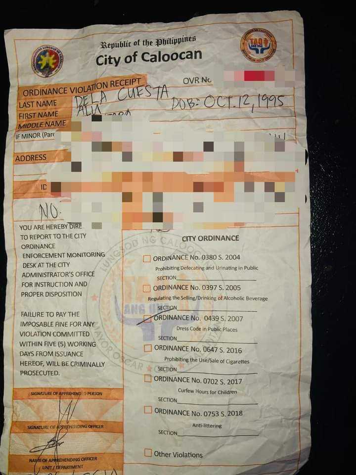 Caloocan to probe complaint of woman who gets ticket for wearing 'short shorts'