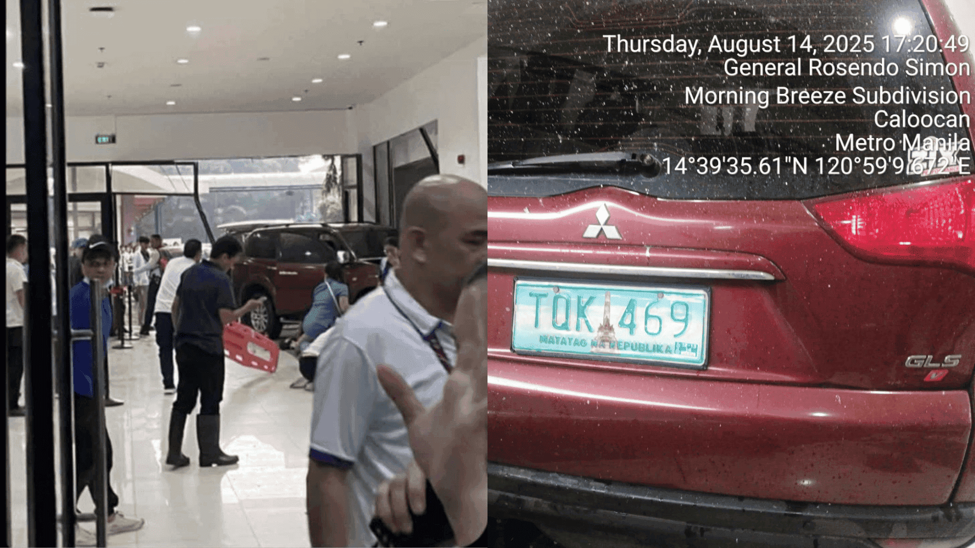 SUV crashes into university lobby in Caloocan; 7 injured