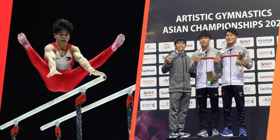 Carlos Yulo secures World Artistic Gymnastics Championships spot with silver medal finish