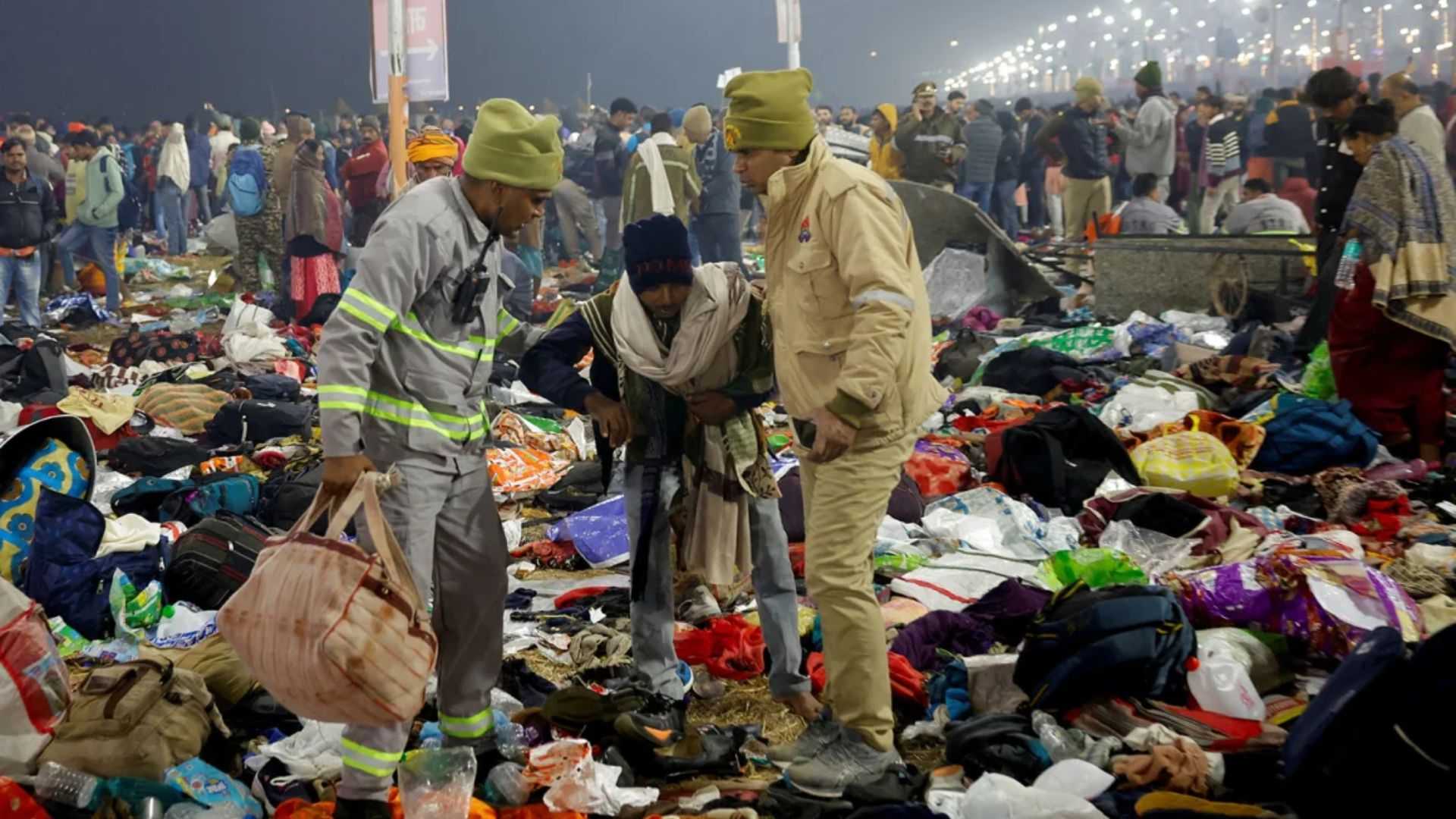 Casualties feared after stampede at India's Maha Kumbh festival