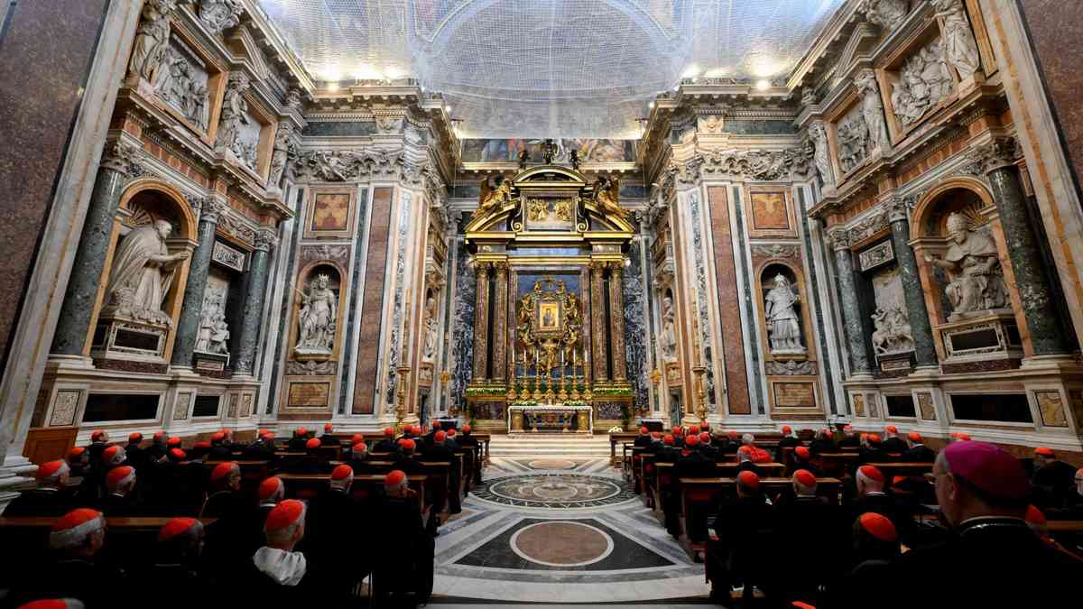 Catholic cardinals meet to discuss date of conclave for new pope