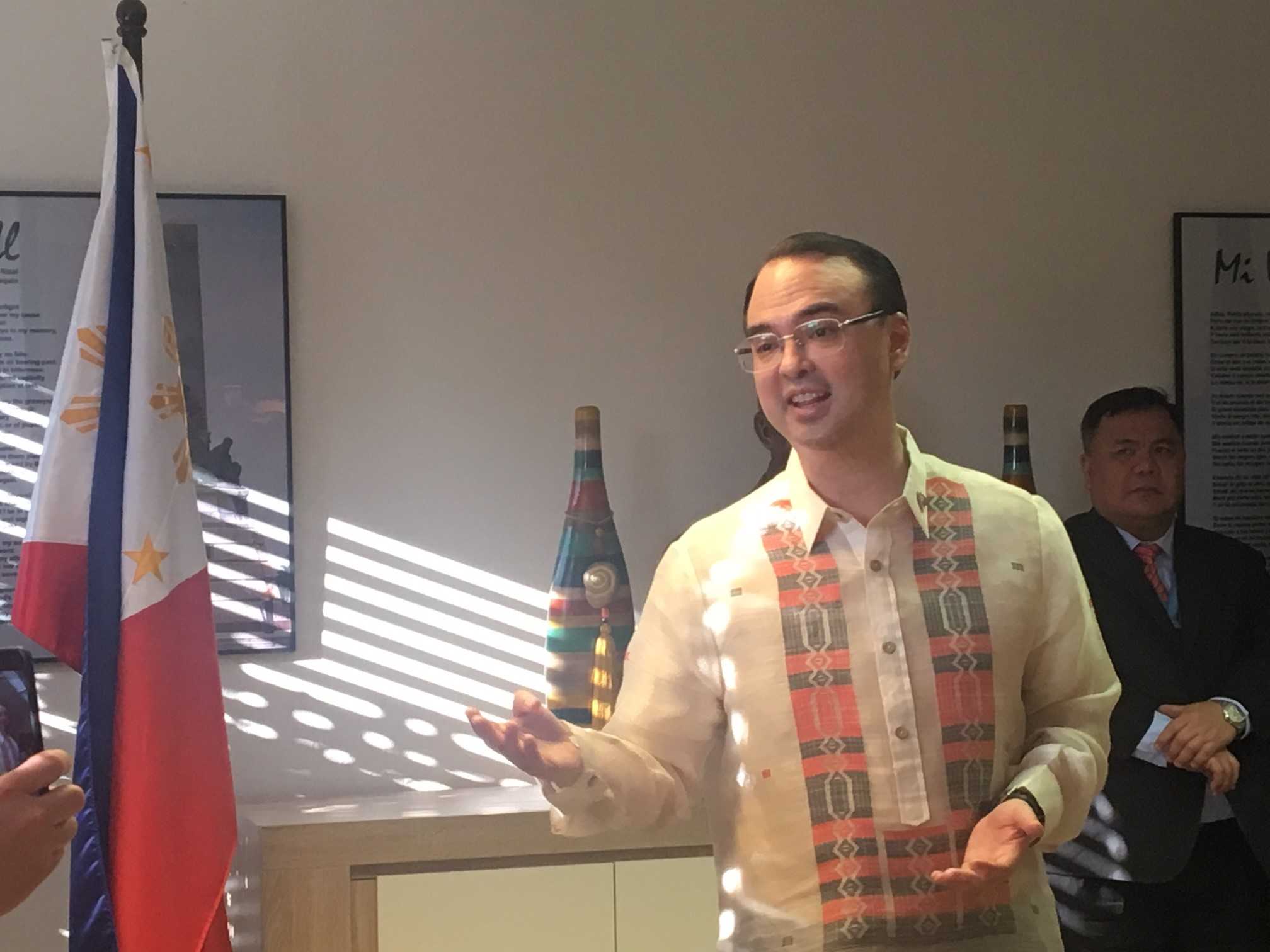Cayetano: Next admin should continue war vs drugs, 'Build, Build, Build'