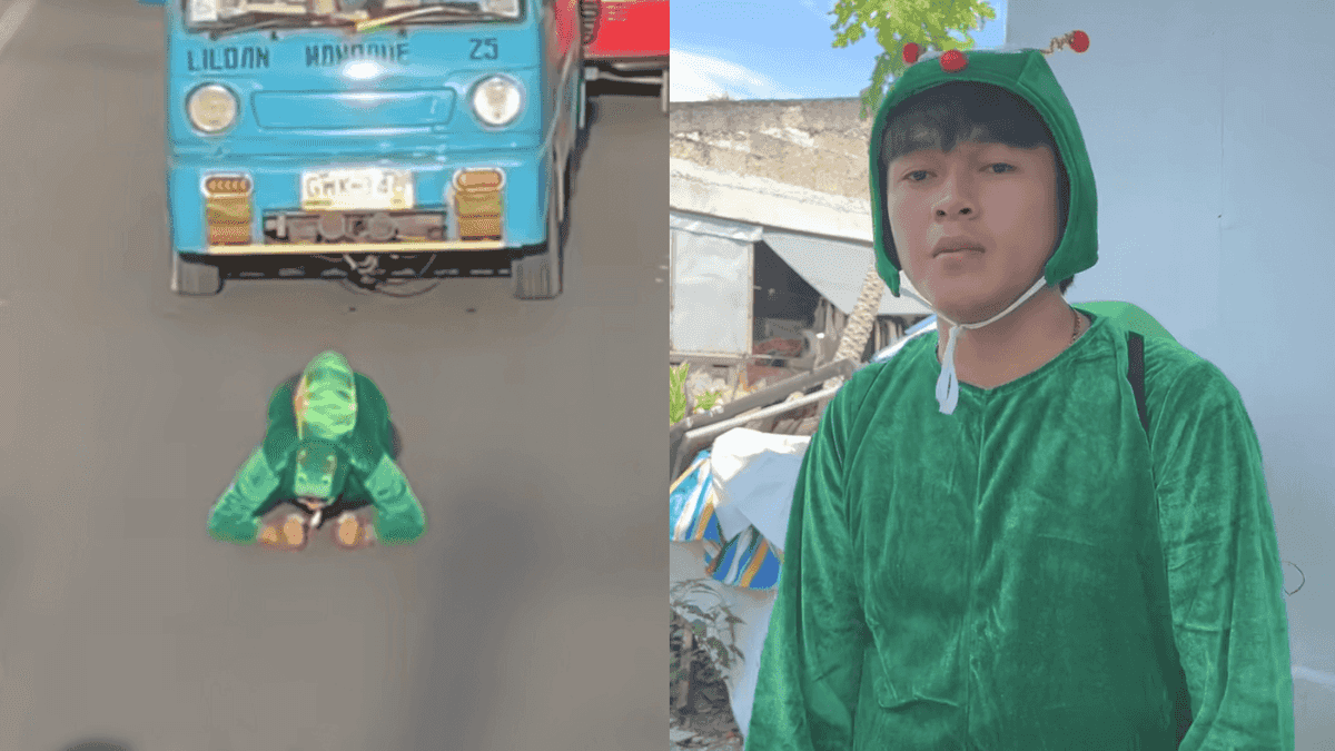 Cebu vlogger to face charges for ‘snail man’ traffic stunt