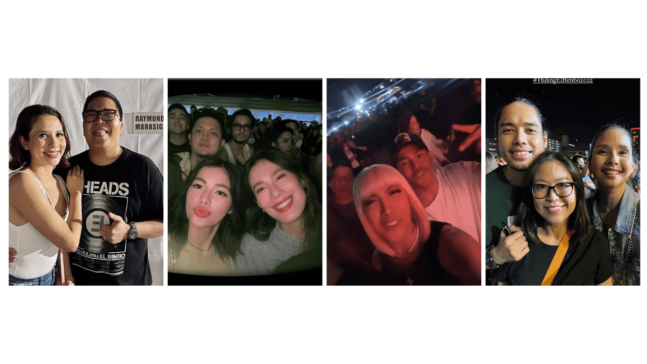 Celebrities spotted in Eraserheads' reunion concert