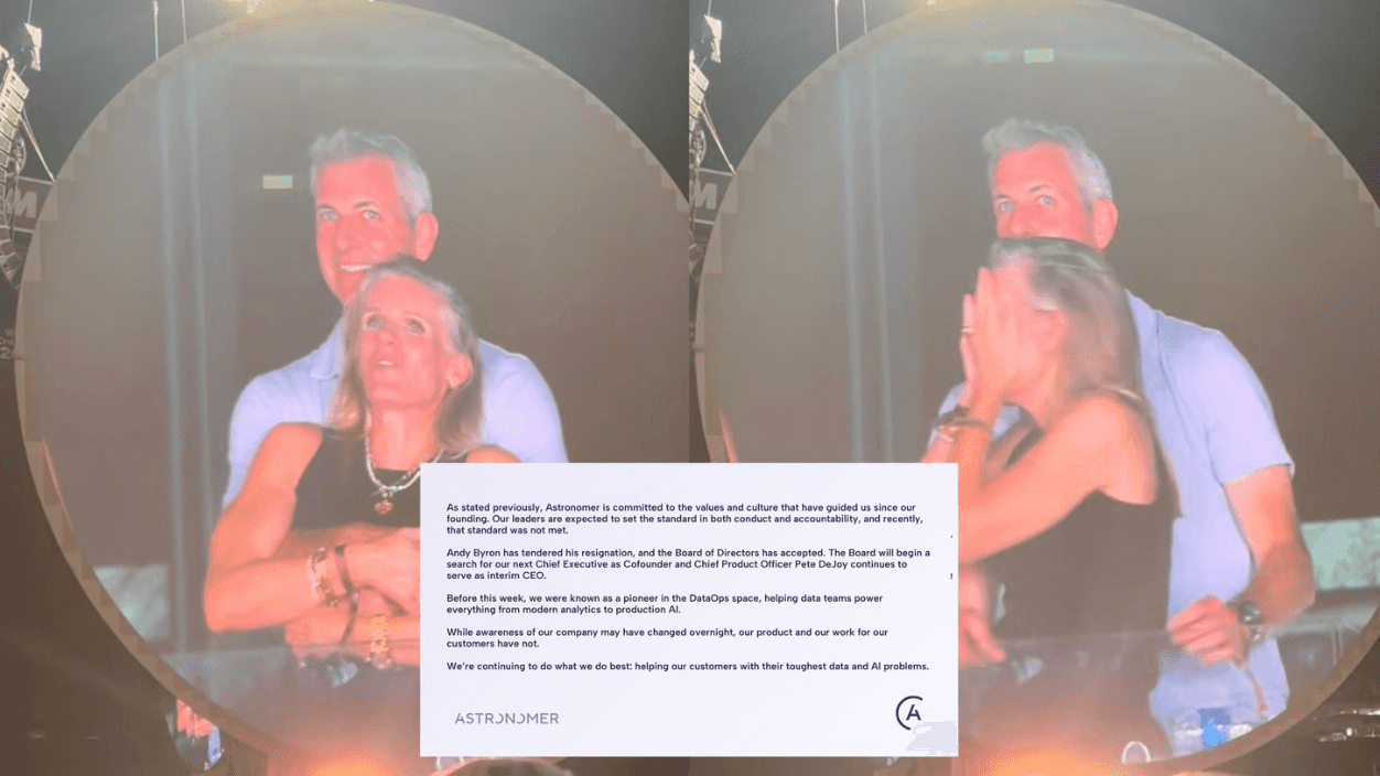 CEO Andy Byron resigns from post after Coldplay kiss-cam video