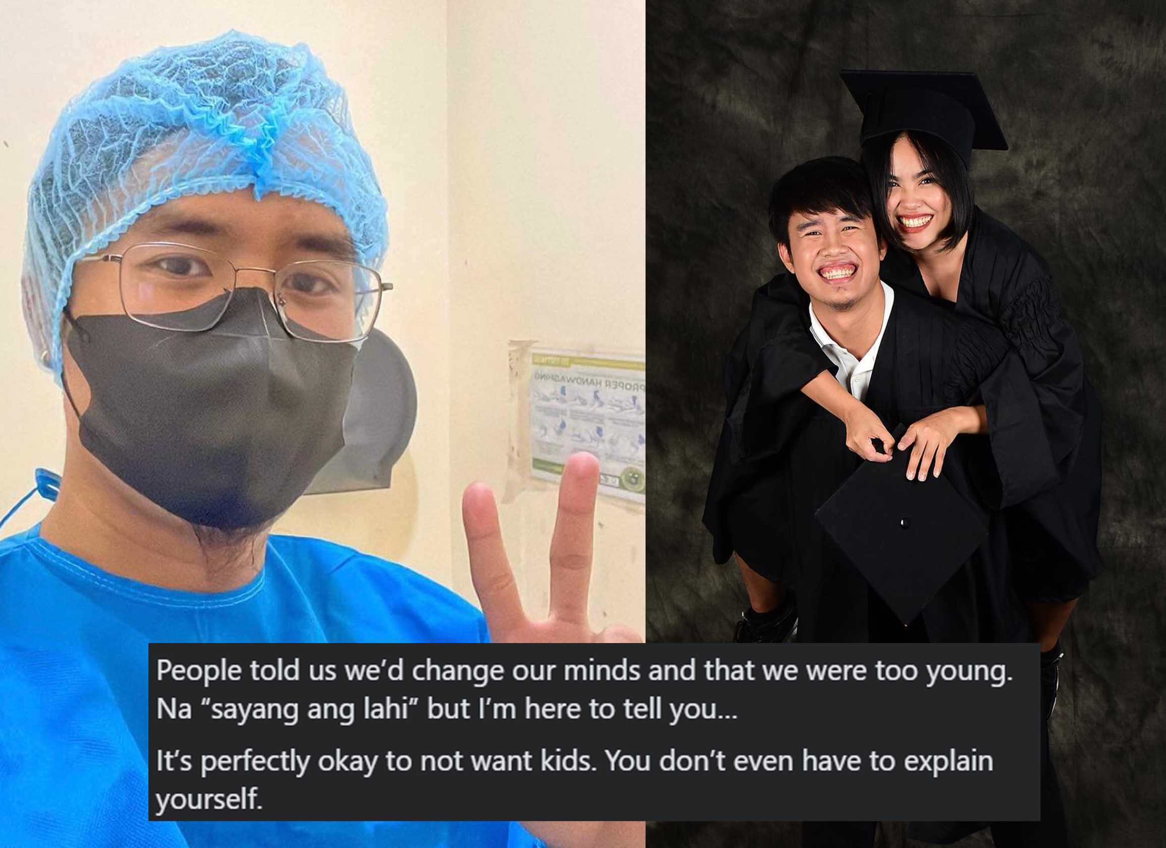 Child-free by choice: Filipino couple prefers no kids, gets vasectomy