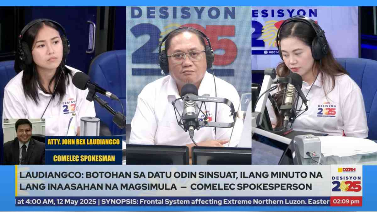 COMELEC Spokesperson: Voting in Datu Odin Sinsuat set to begin shortly