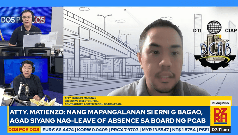 Contractors behind alleged ‘ghost’ flood control projects to face PCAB on August 27