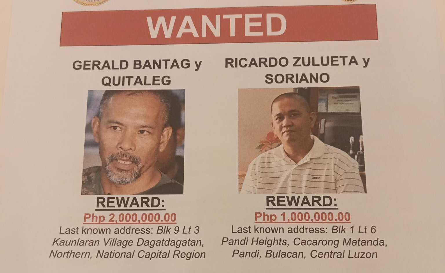 Muntinlupa court archives murder case vs Bantag, Zulueta