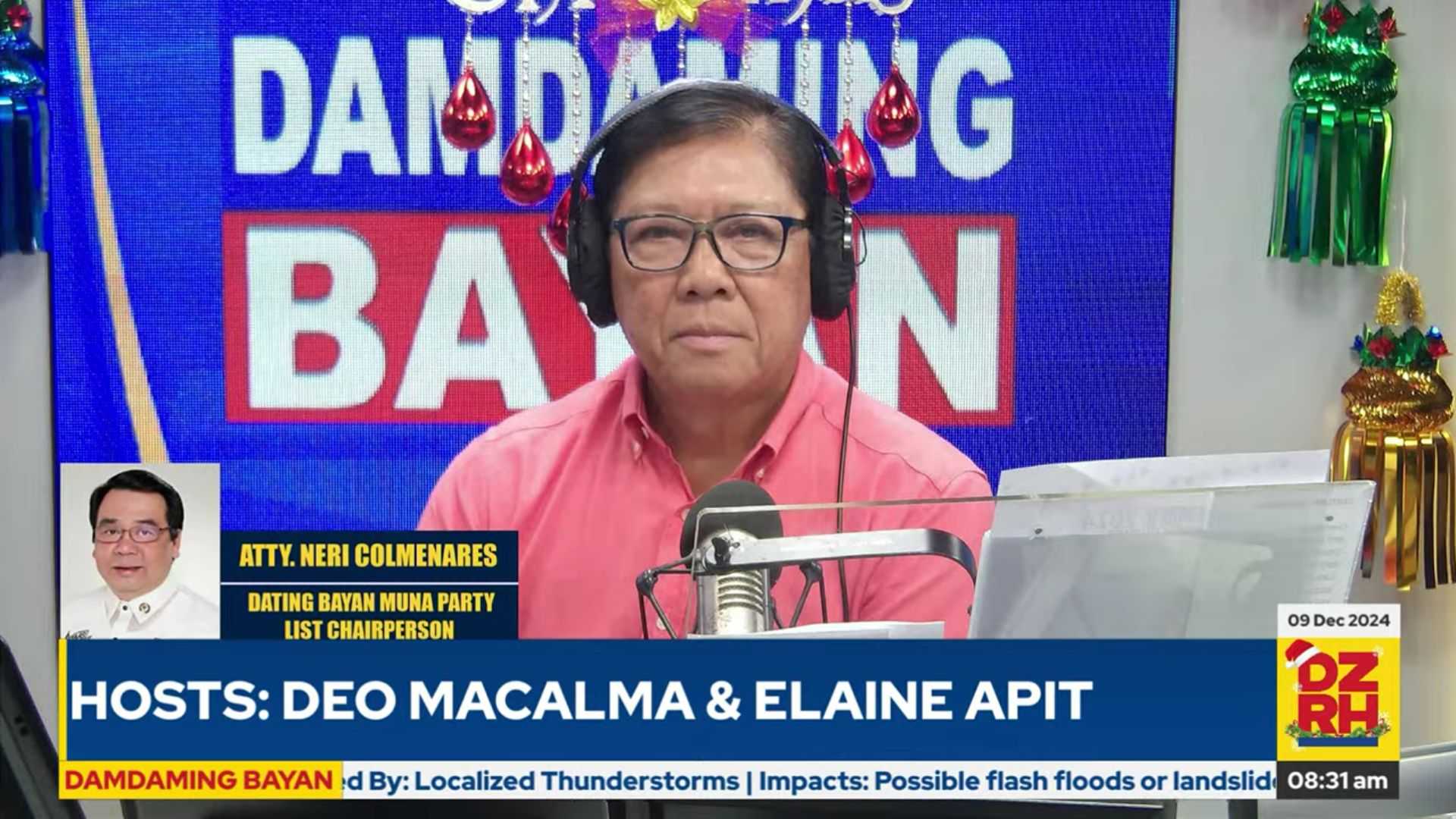 Ex-Solon hopes Congress, Senate hear impeachment case vs VP Sara without political bias