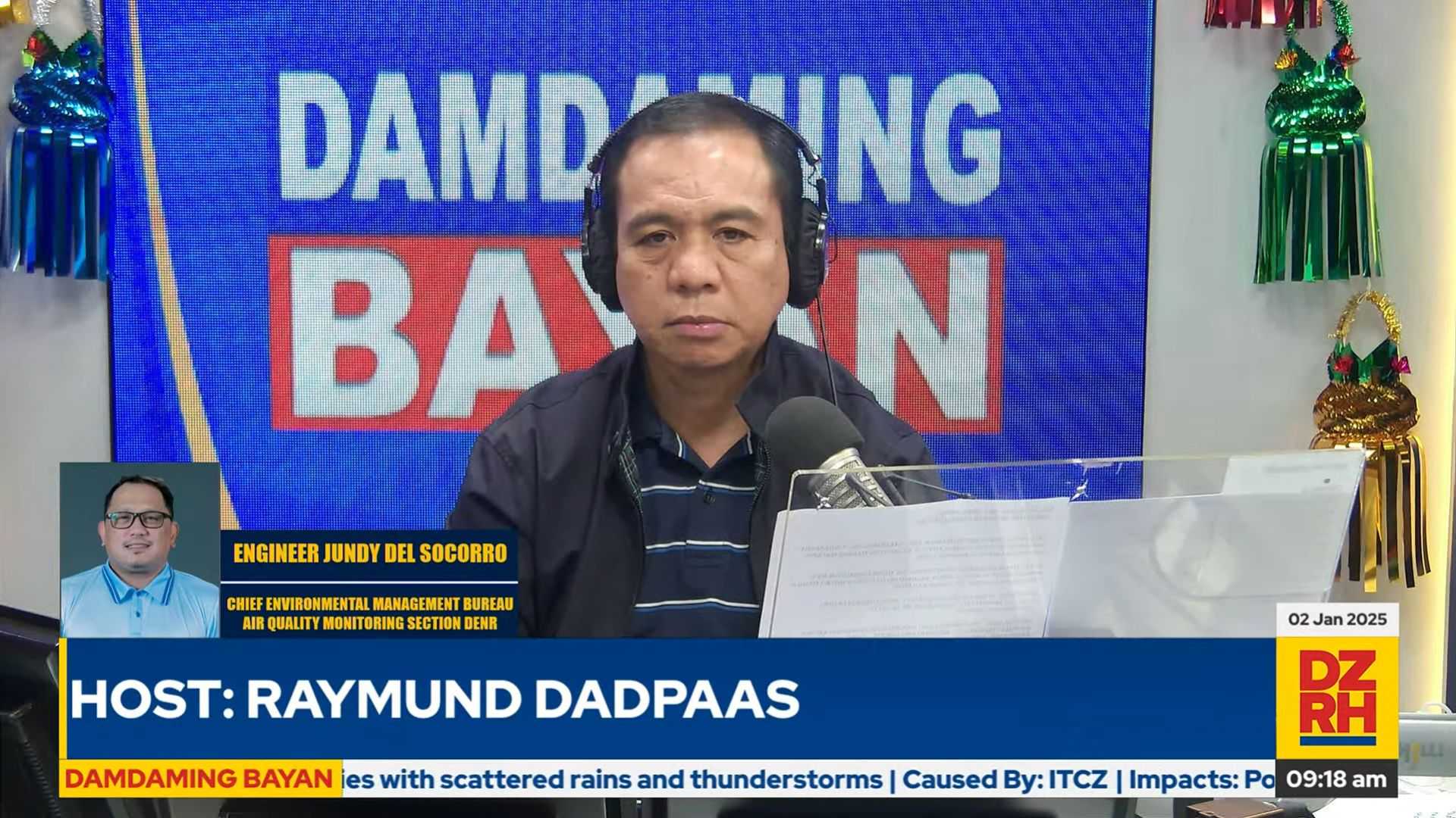 DENR reports surge in air pollution levels during New Year celebrations