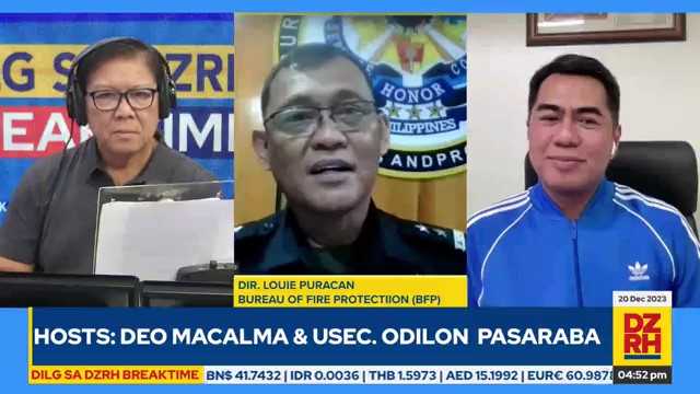 DILG sa DZRH Breaktime: BFP wishes all municipalities will have fire trucks, fire stations in 2024