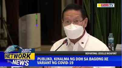 DOH calms public over the Omicron XE variant