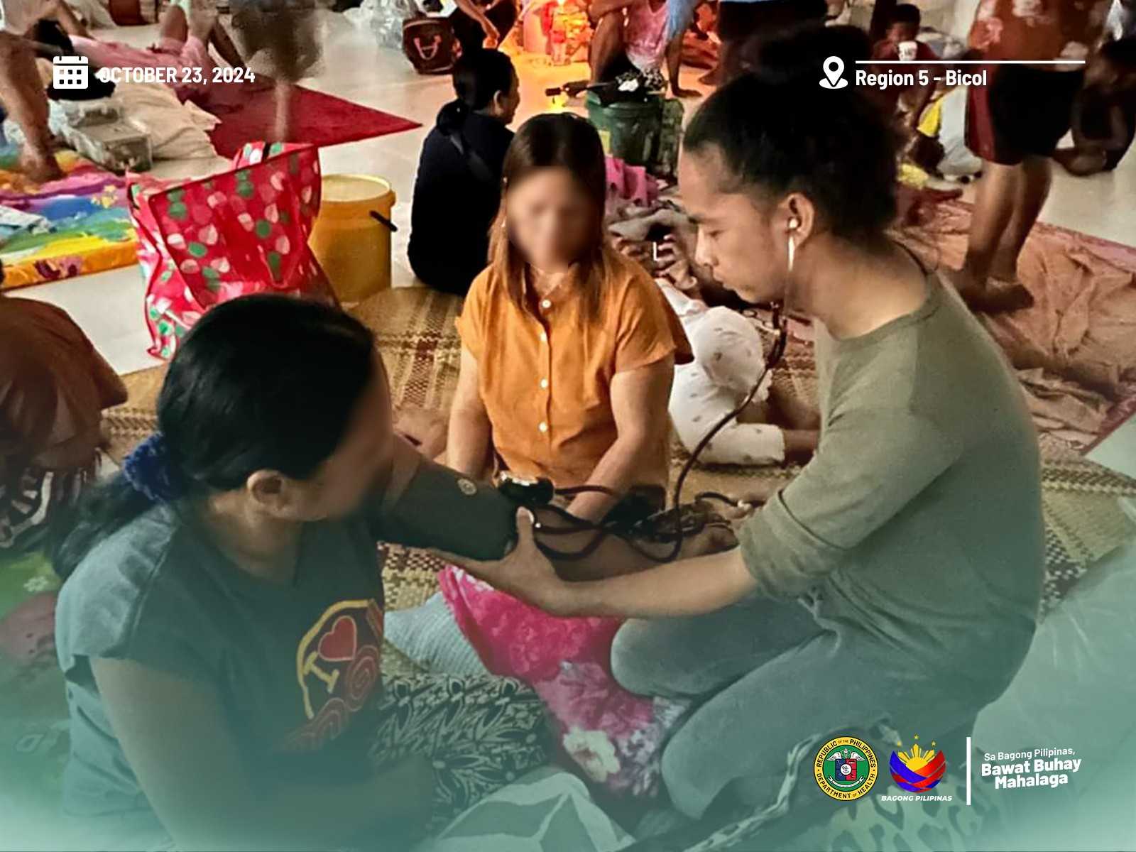 DOH extends aid to 'Kristine' evacuees