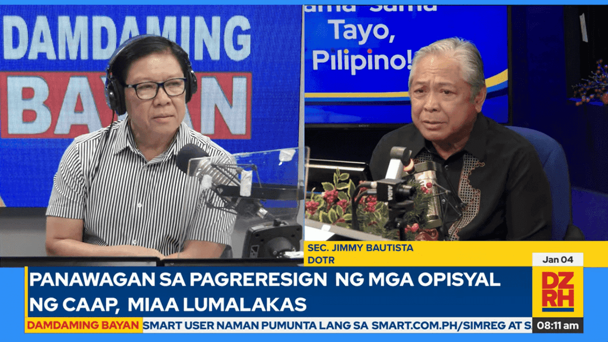 PH needs new backup air traffic control system — DOTr Chief Bautista