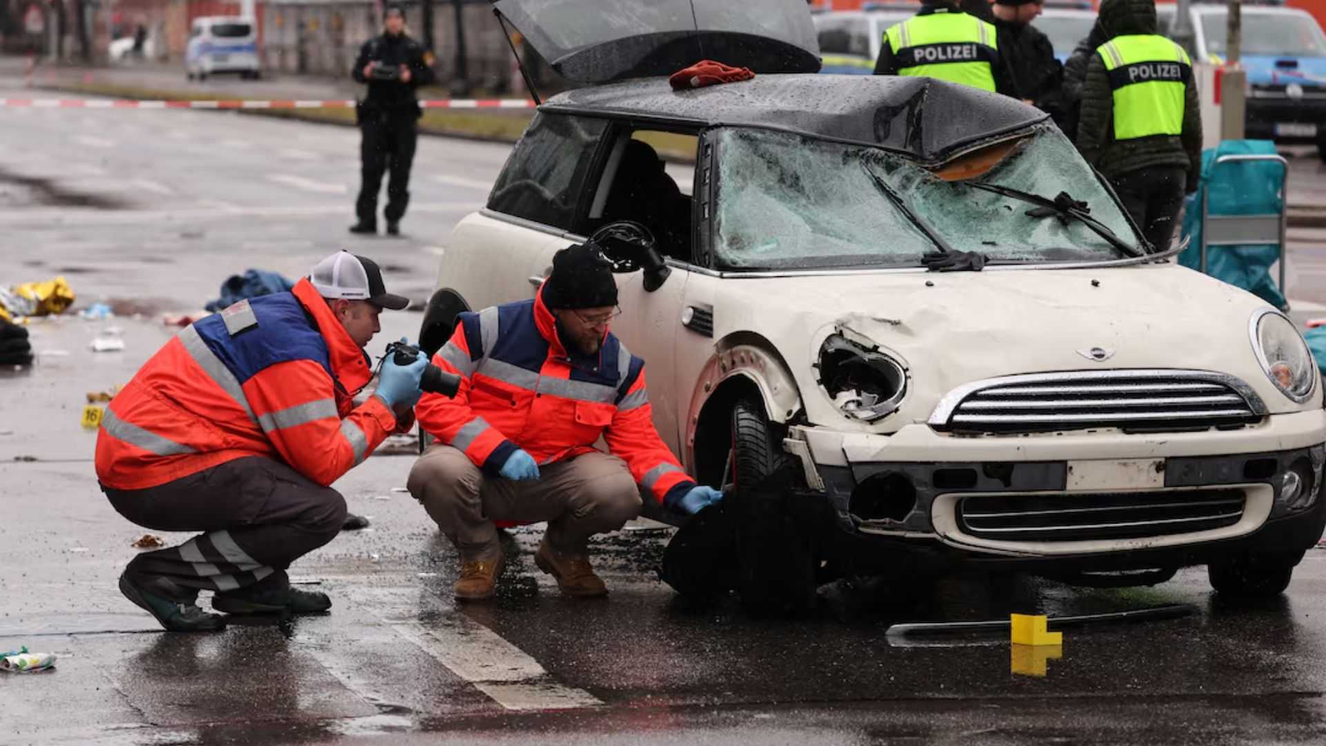 Dozens hurt in suspected car ramming attack in Munich before German election