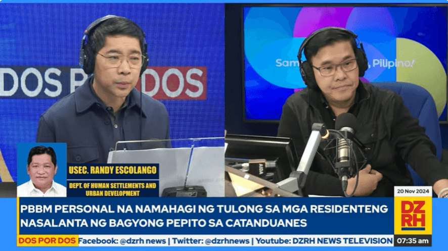 DHSUD calls on typhoon victims to utilize 'integraded disaster shelter assistance' efficiently