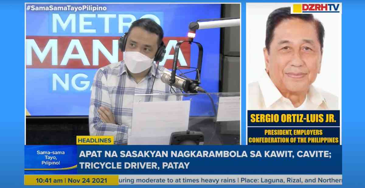 ECOP president opposes termination for unvaccinated workers