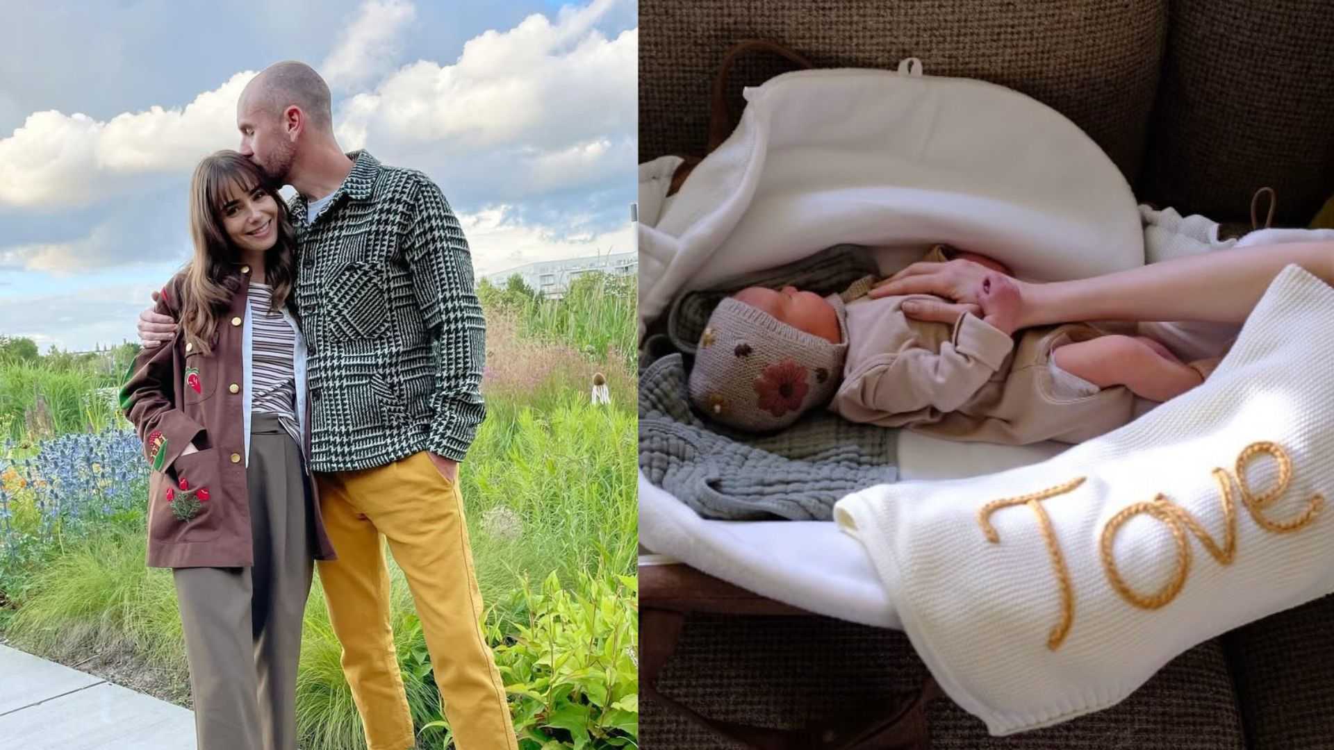 ‘Emily in Paris’ star Lily Collins, husband welcome their first child via surrogate