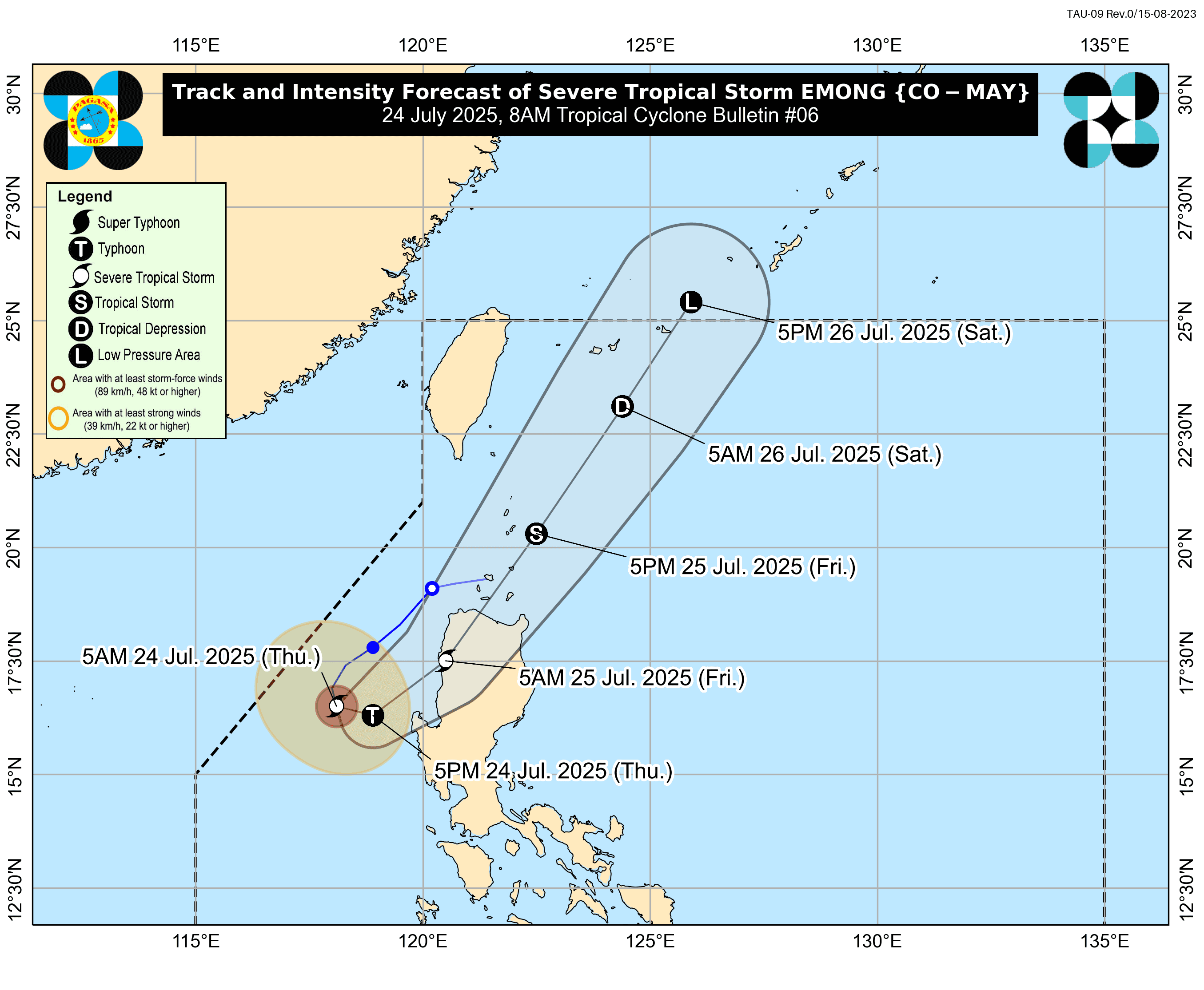 #EmongPH maintains strength; Signal Nos. 1 to 3 raised in parts of Luzon