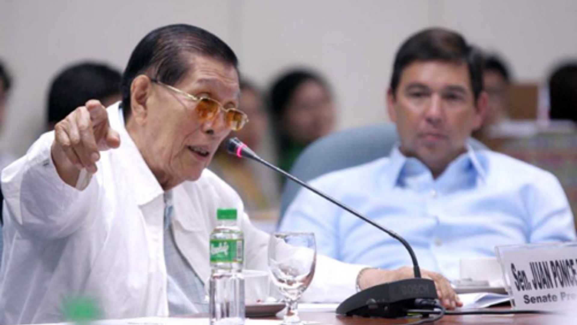 Enrile slams alleged wrongdoers now gasping for justice: ‘What a pathetic and ghastly irony!’