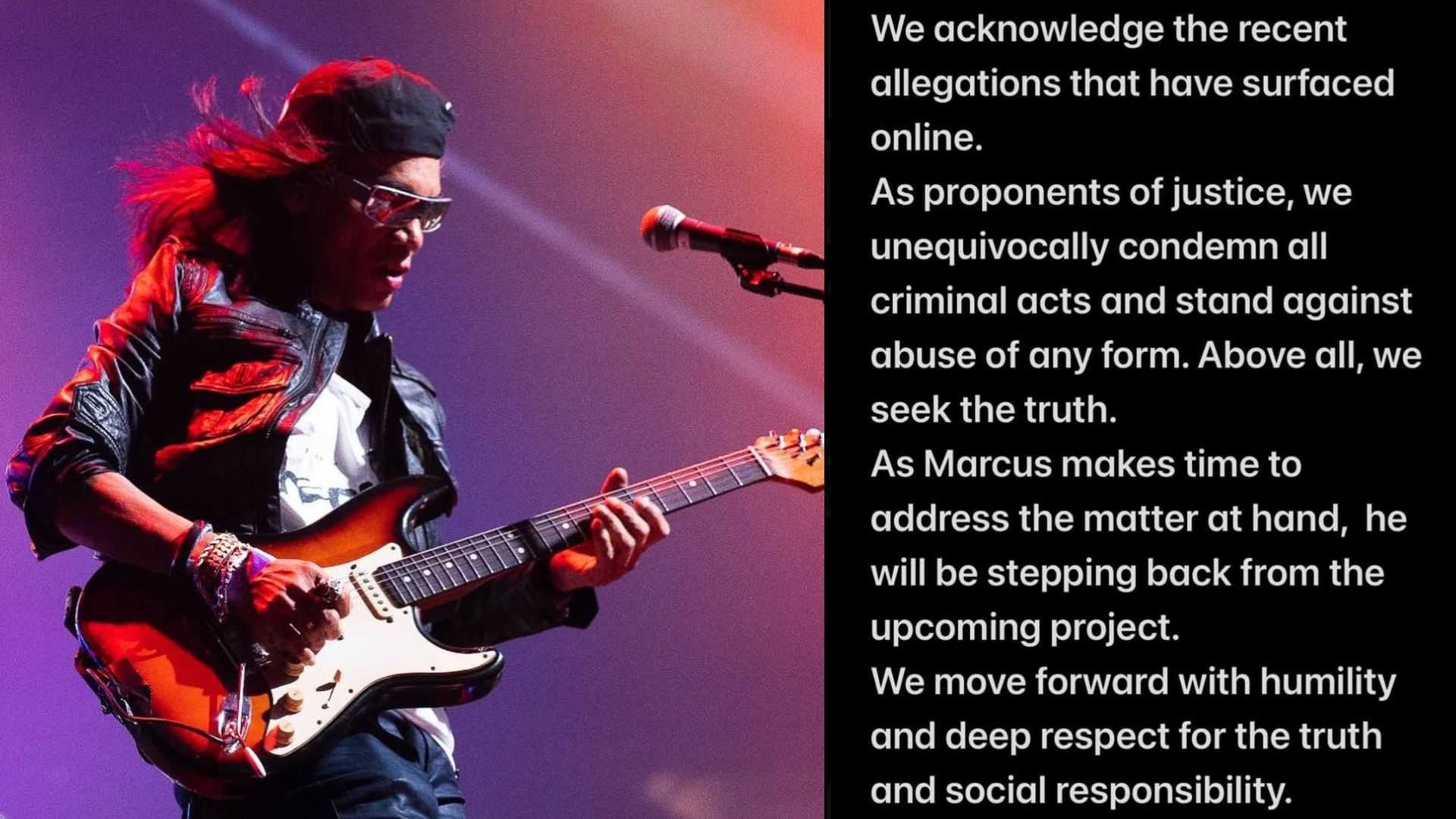 Eraserheads' Marcus Adoro steps back from upcoming project amid sexual abuse allegations