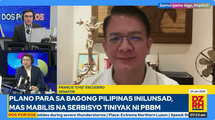 Sen. Escudero believes UniTeam is over