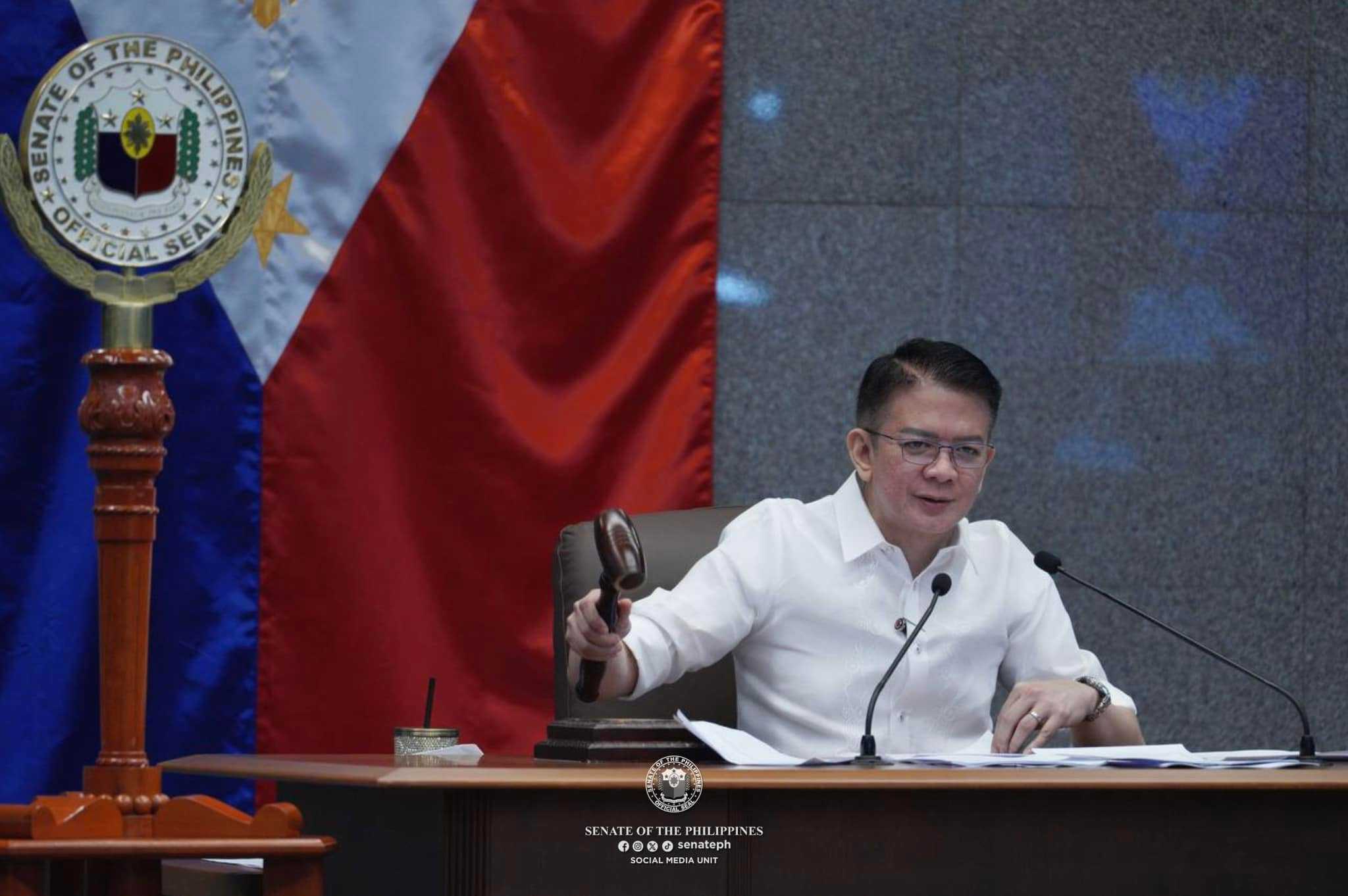 Escudero urges senators to refrain from making public comments, statements on impeachment complaint vs VP Sara