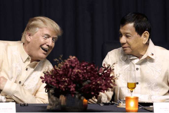 Ex-President Duterte congratulates Donald Trump's victory