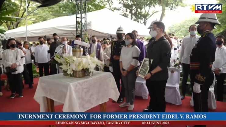 Ex-president Fidel V. Ramos laid to rest