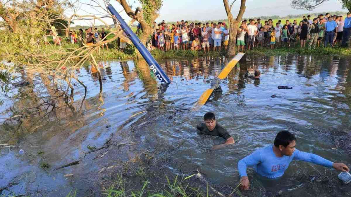 Fatal helicopter crash in Nueva Ecija leaves one dead