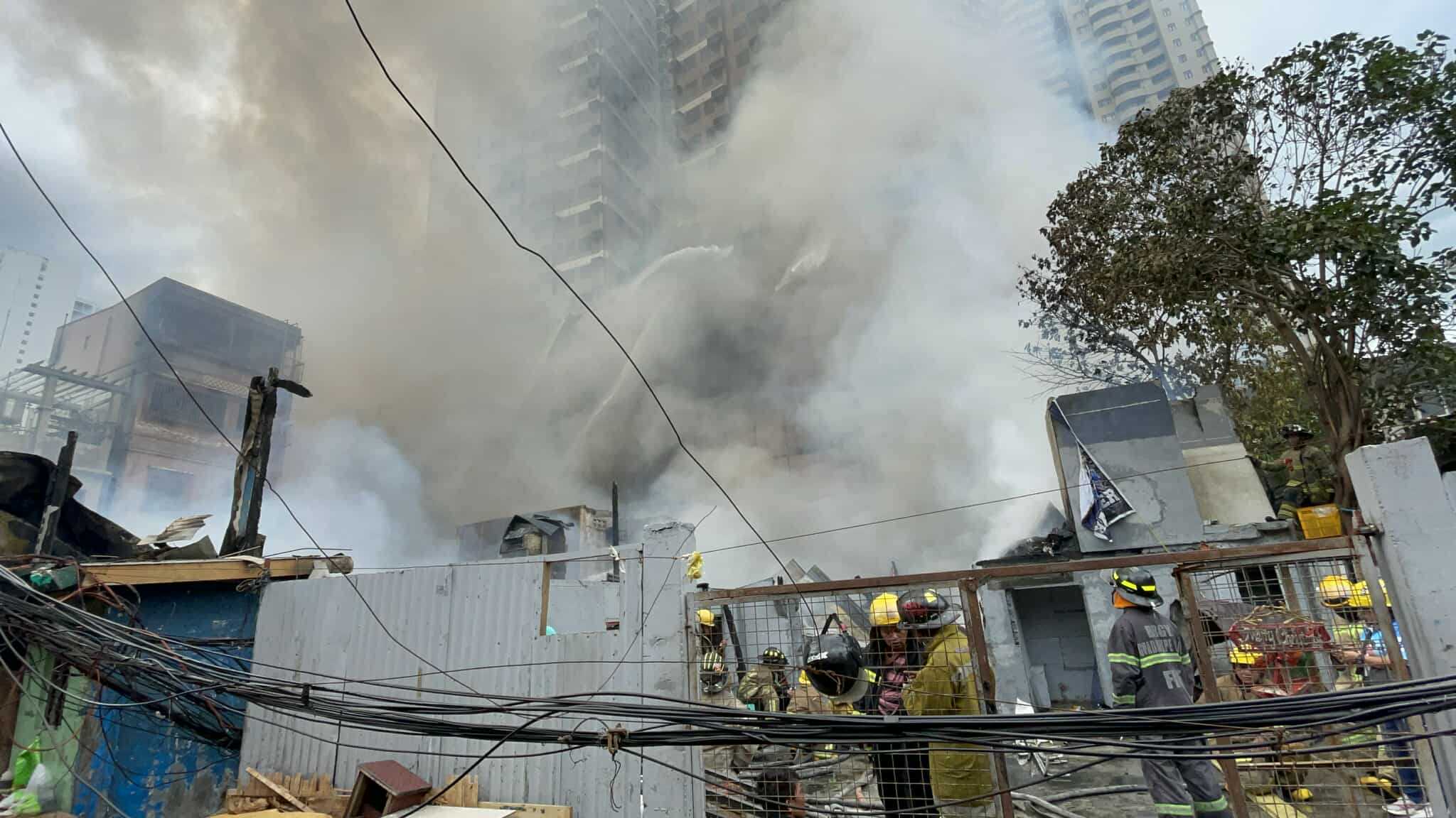 Fire at residential area in Pasay reaches 3rd alarm