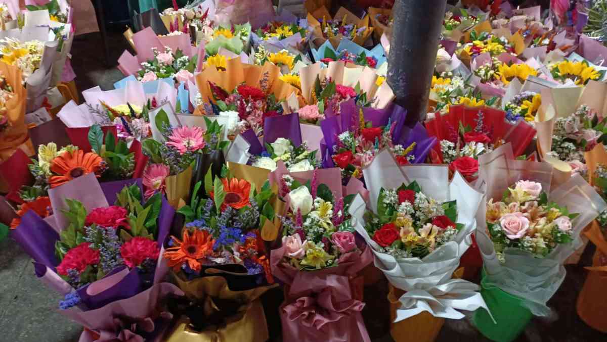 Flower prices soar at Dangwa Flower Market this Valentine's Day