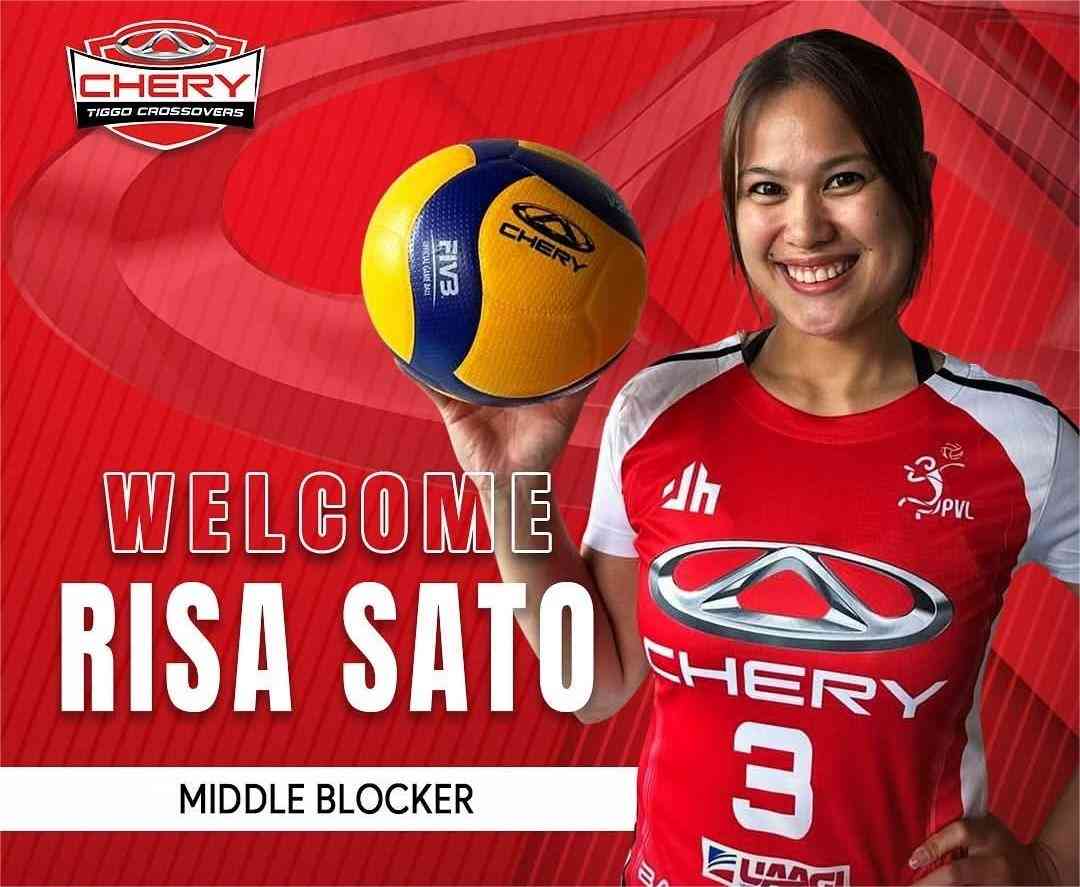 Former Creamline middle blocker Risa Sato moves to Chery Tiggo Crossovers