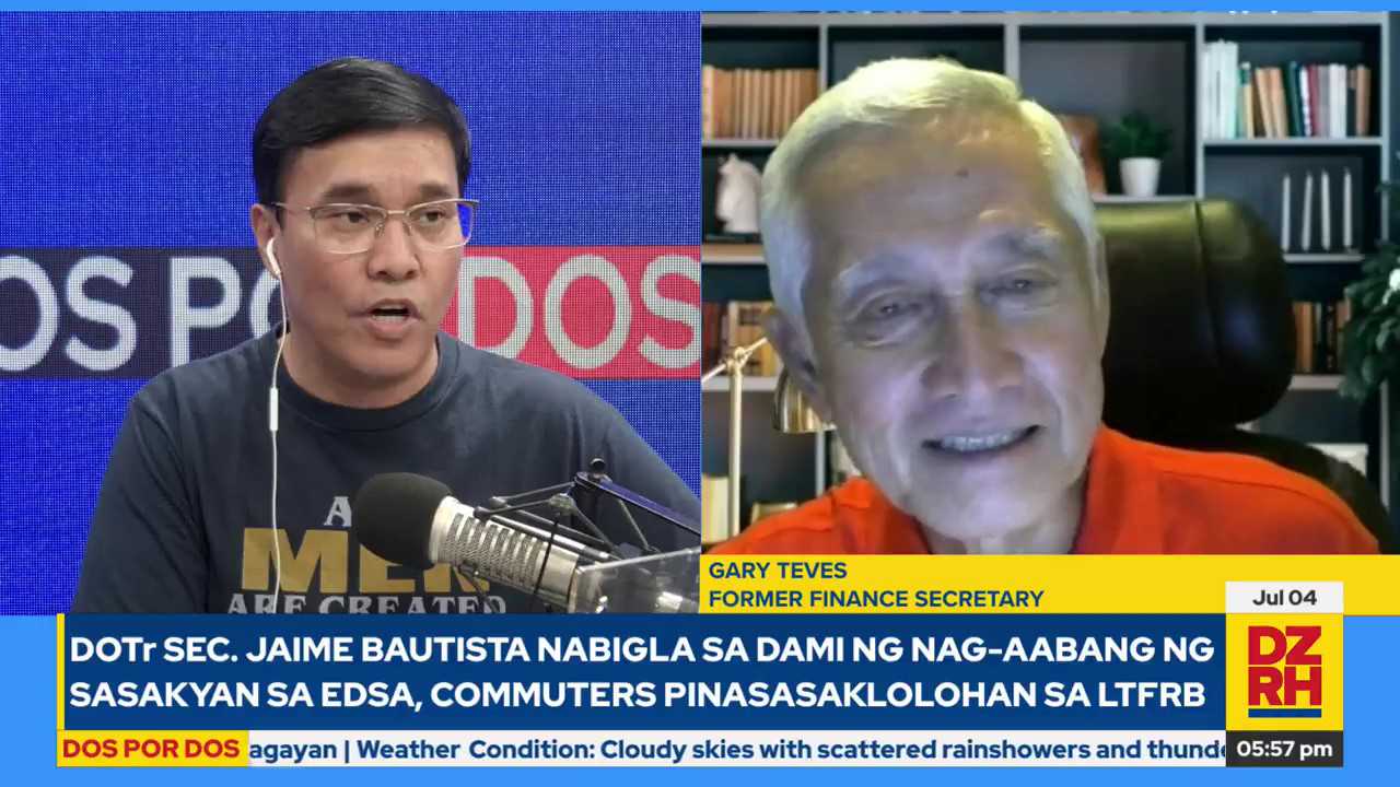 Former DOF chief says weakening of peso has positive effects