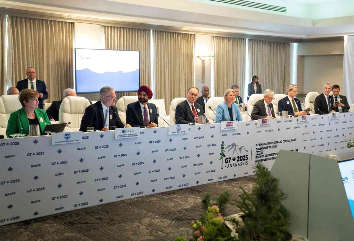 G7 finance leaders try to downplay tariff disputes, find consensus