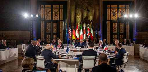 G7 reassures Ukraine on NATO bid, frets over threat to UN in Lebanon