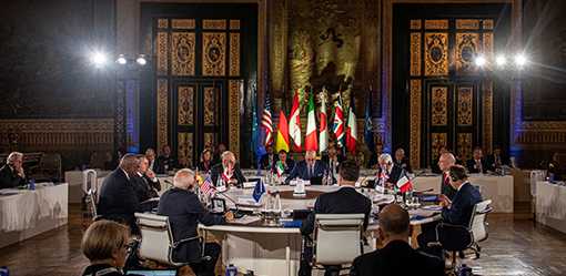 G7 reassures Ukraine on NATO bid, frets over threat to UN in Lebanon