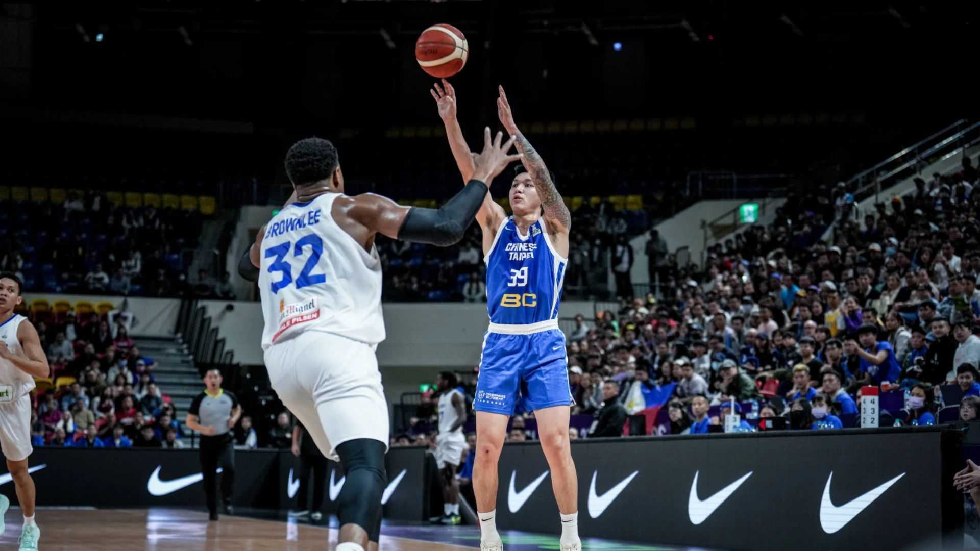 Gilas Pilipinas falls to Chinese Taipei in FIBA Asia Cup Qualifiers