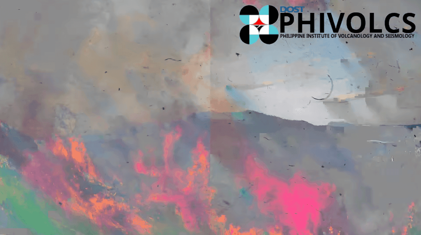 Grassfire breaks out on southwest portion of Taal Volcano Island