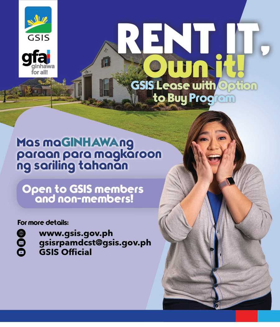 GSIS offers housing loan condonation, installment sale